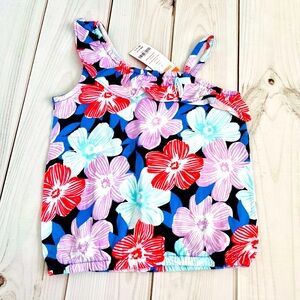 Gymboree Girl Floral Cotton Knit Top NWT